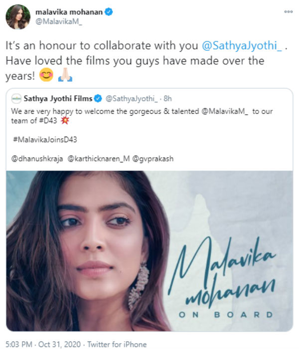 malavika mohanan