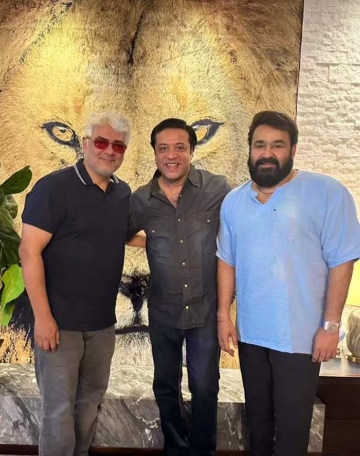 Ajith and Mohanlal