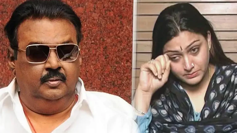 vijayakanth passed kushboo tweet