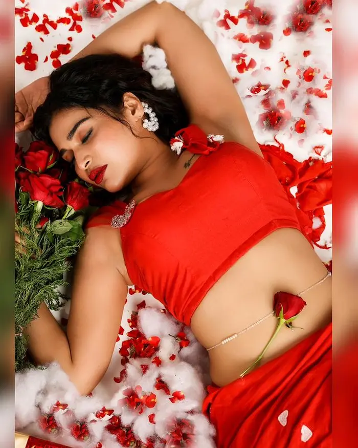 Dharsha Gupta valentines day photo shoot