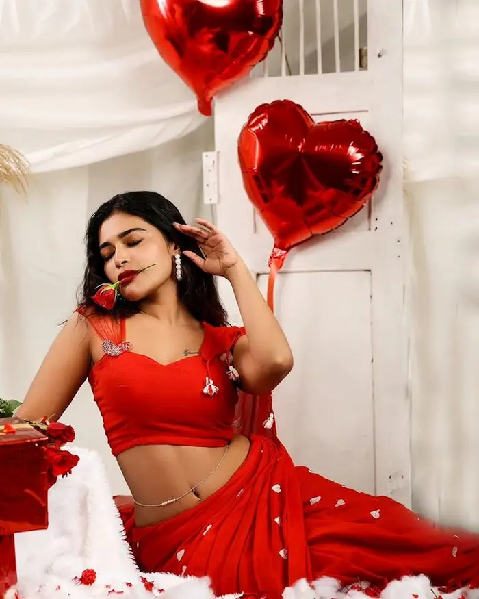 Dharsha Gupta valentines day photo shoot