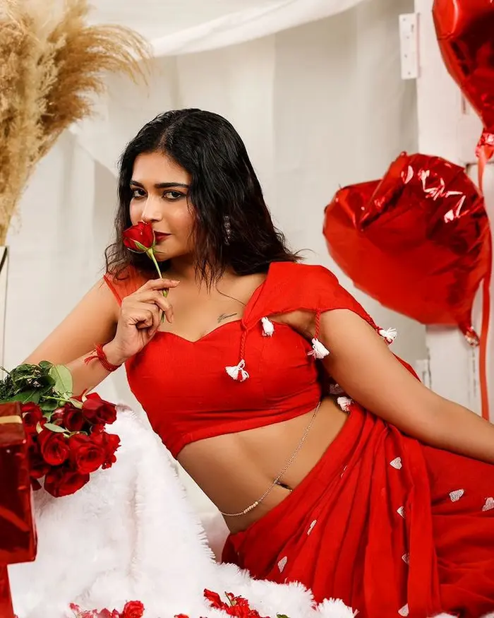 Dharsha Gupta valentines day photo shoot